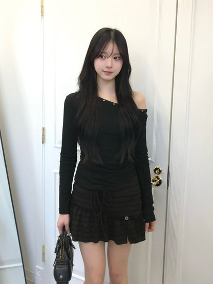 ドロストボーダーミニスカート