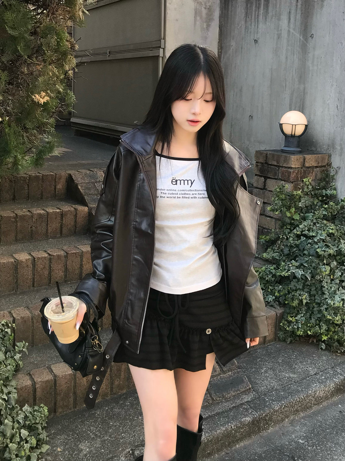 ドロストボーダーミニスカート