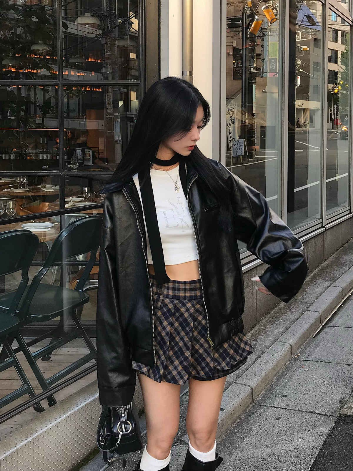 Street Skirt Over Pants 90s Y2k Skirt Over Trousers, Women's