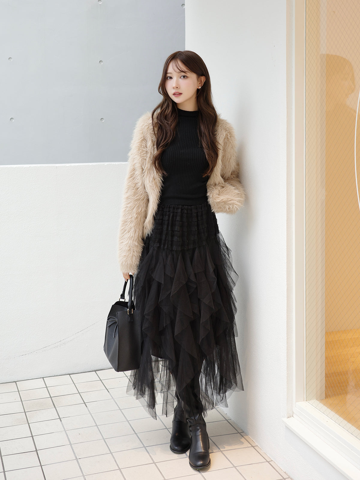 ボリュームチュールスカート