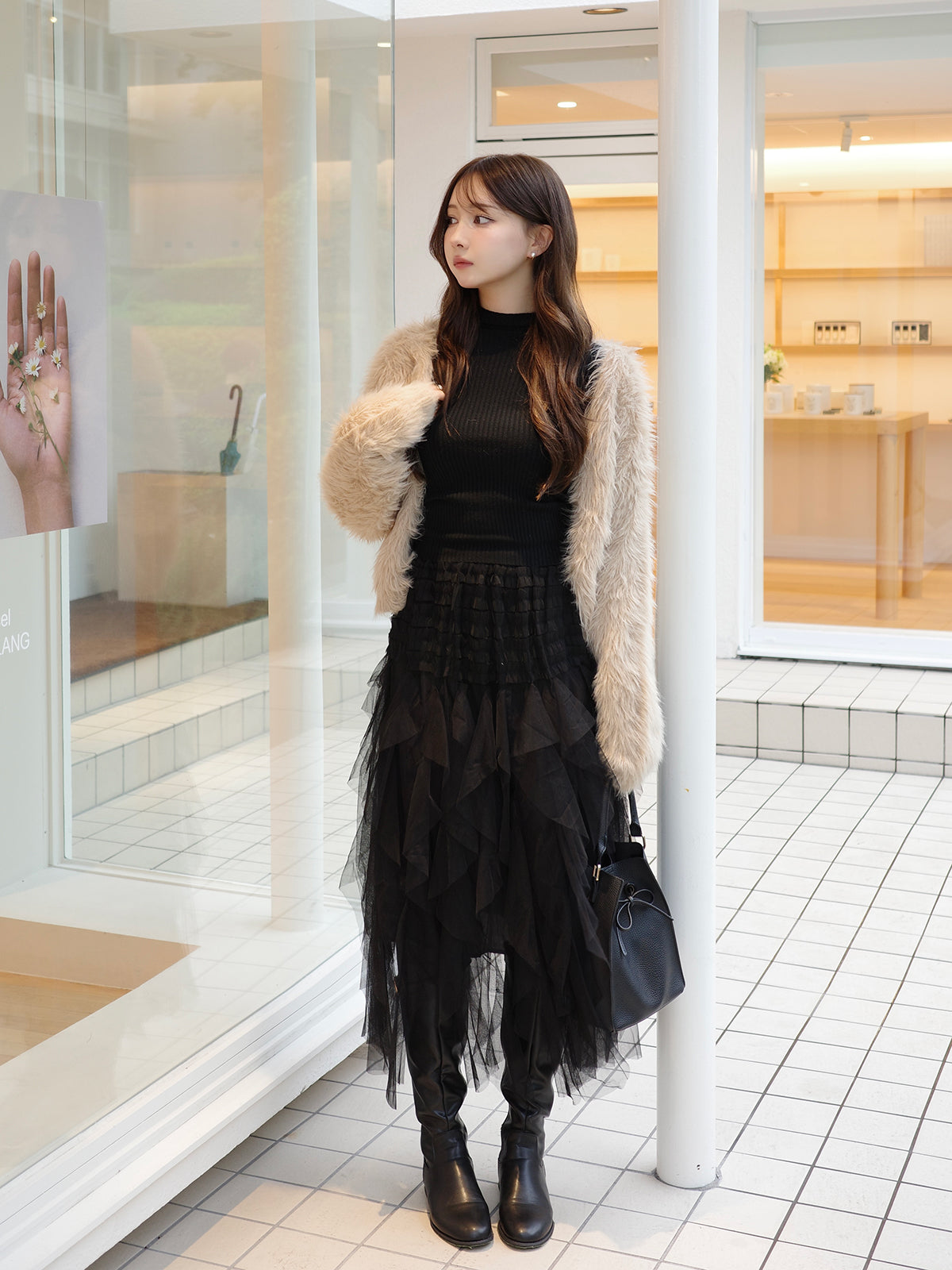 ボリュームチュールスカート