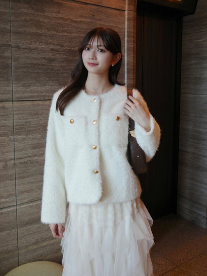 布克雷蓬松夹克