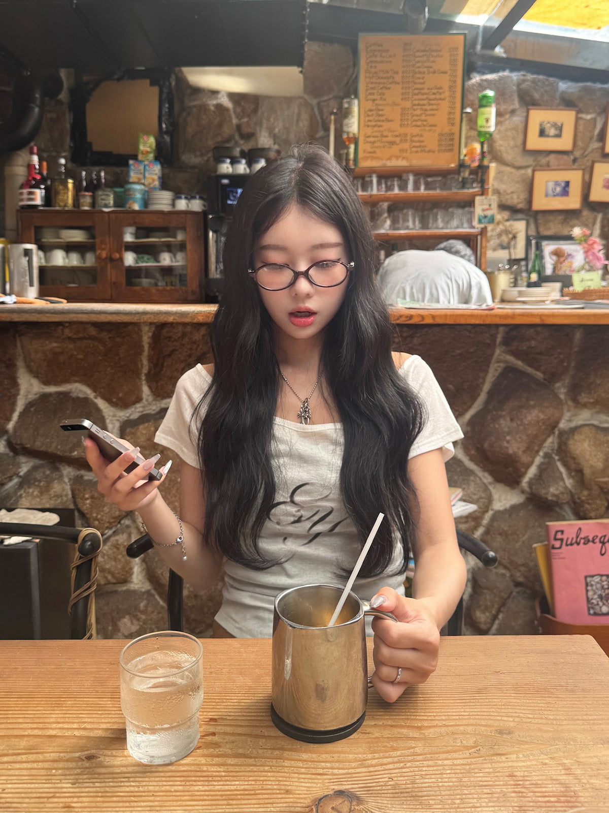 ロゴシアーショートスリーブカットソー