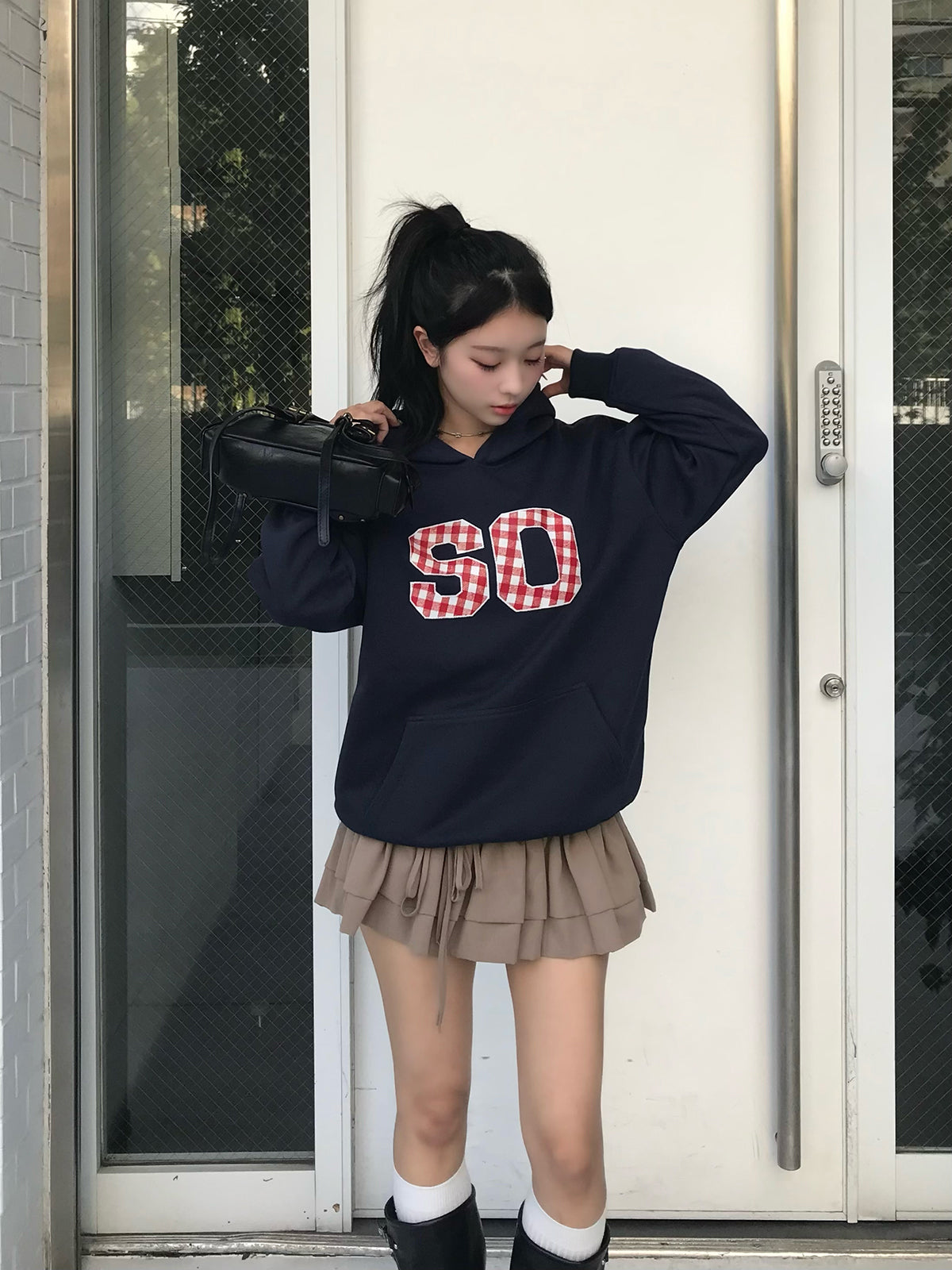 パーカー　チェック