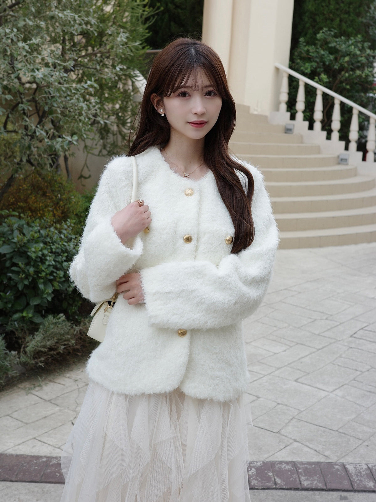 布克雷蓬松夹克