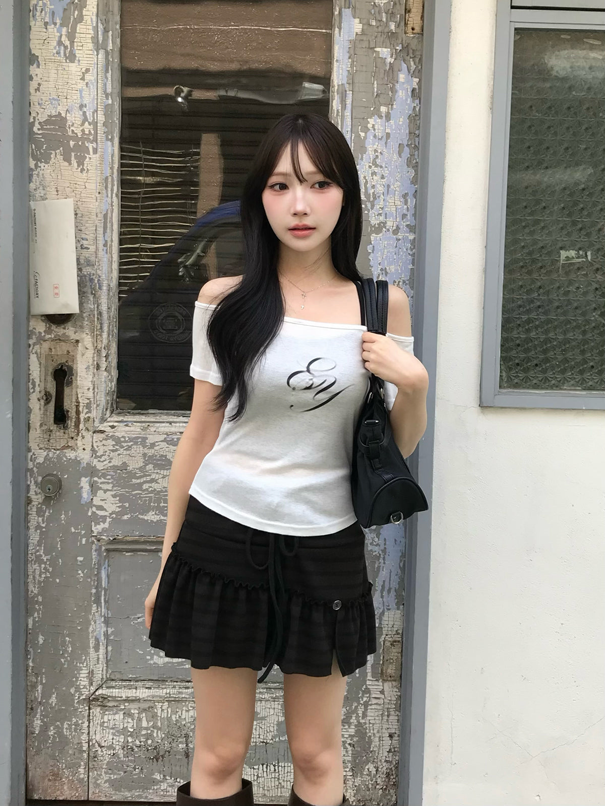 ロゴシアーショートスリーブカットソー