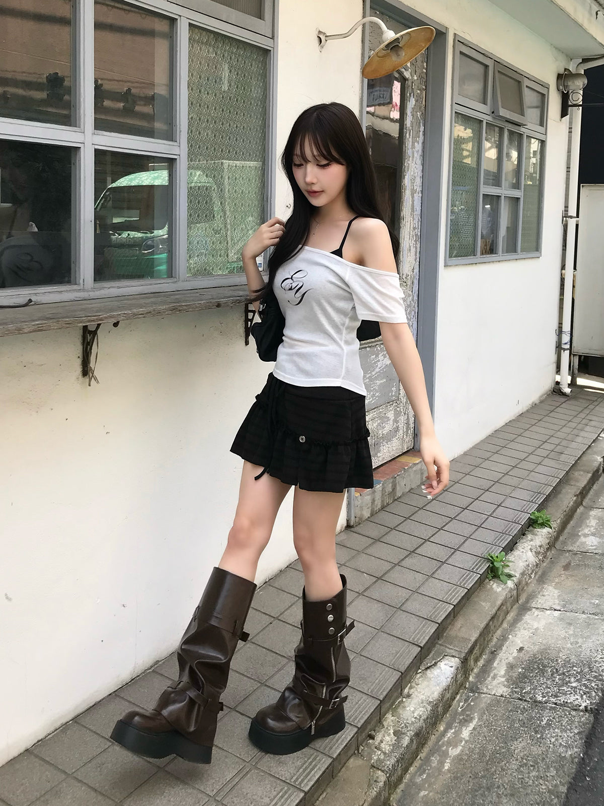 ロゴシアーショートスリーブカットソー