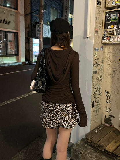 ドロストフーディーカットソー