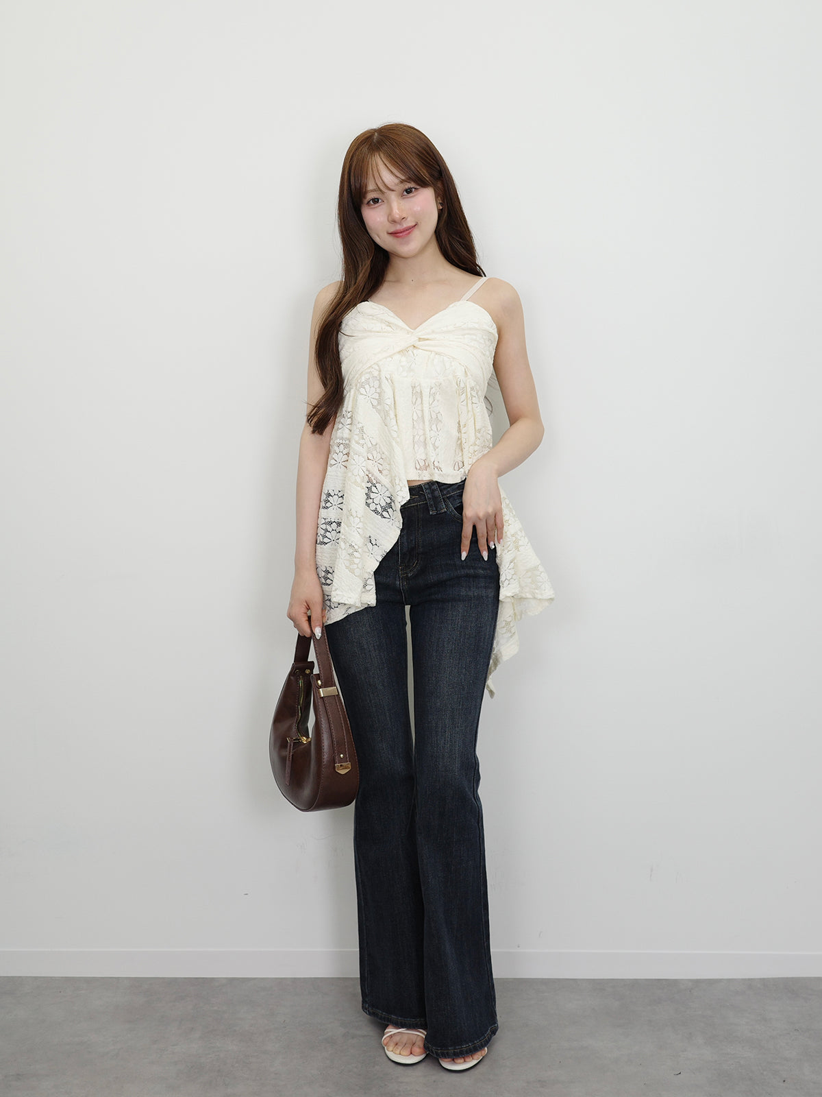 シルエットフレアデニムパンツ holiayandholiay シルエットフレアデニムパンツ – ANDOR ONLINE