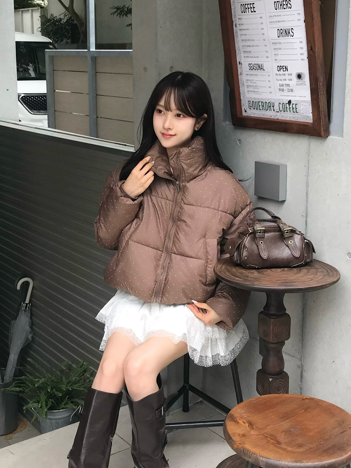 ラインストーンパデッドブルゾン – ANDOR ONLINE