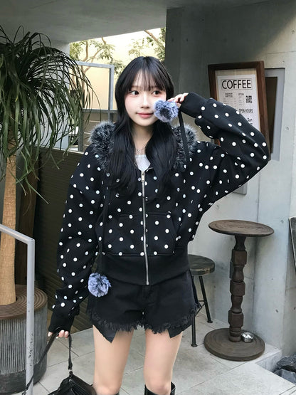 ドットファータッチパーカー