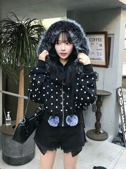 ドットファータッチパーカー