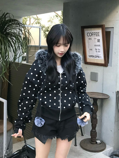 ドットファータッチパーカー