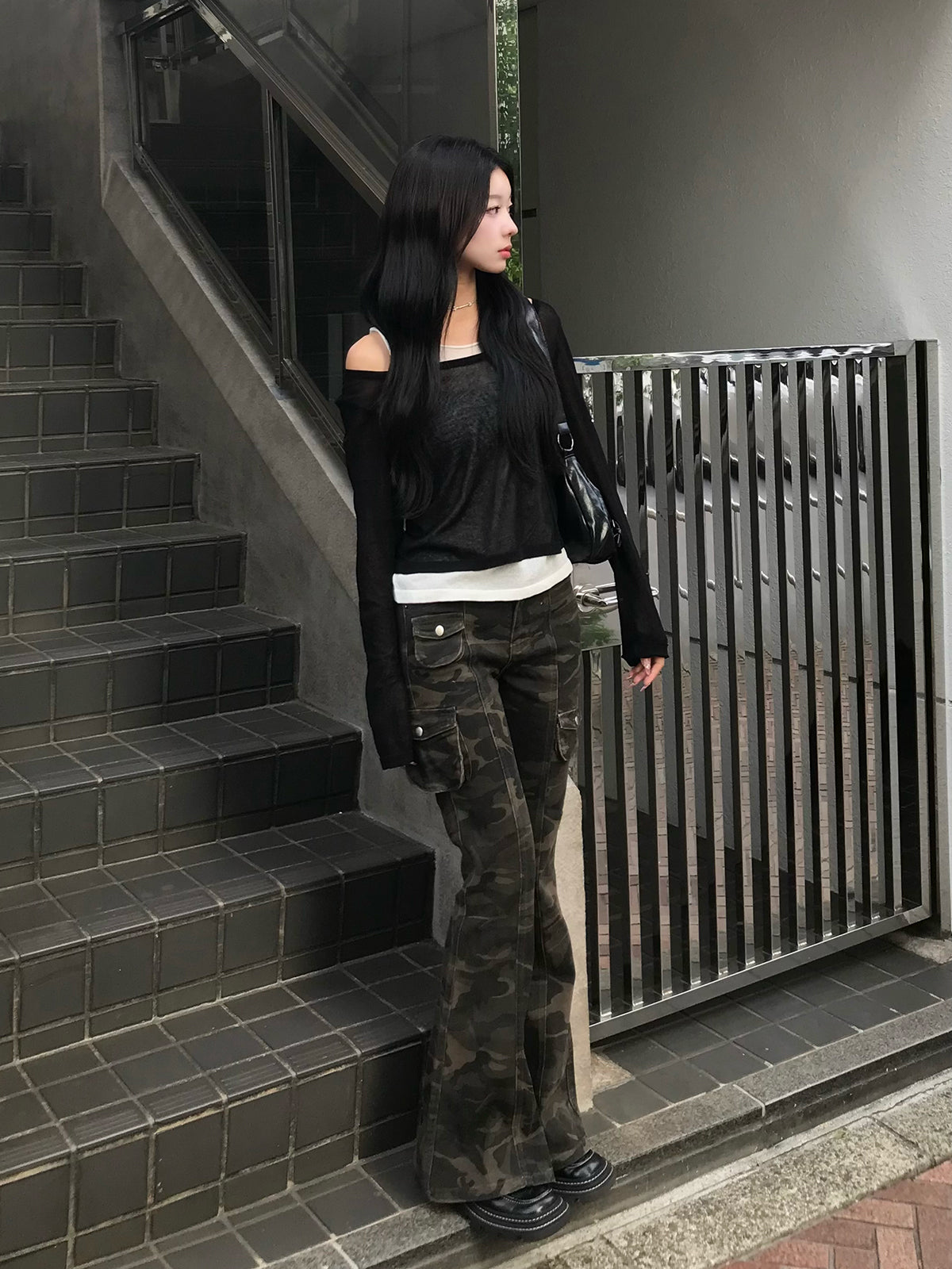 カモフラージュフレアデニムパンツ – ANDOR ONLINE