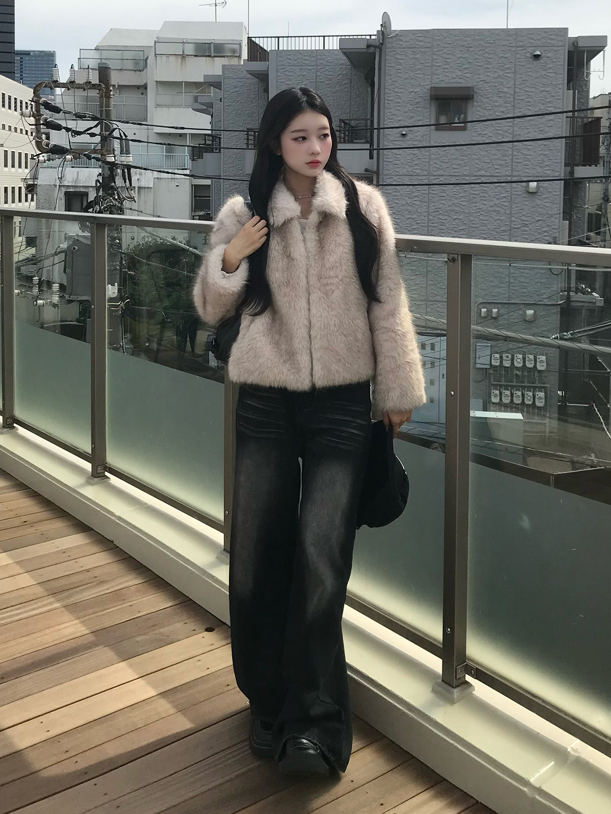 ボリュームファータッチカラーコート