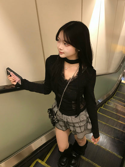タイレースラメシアーカットソー