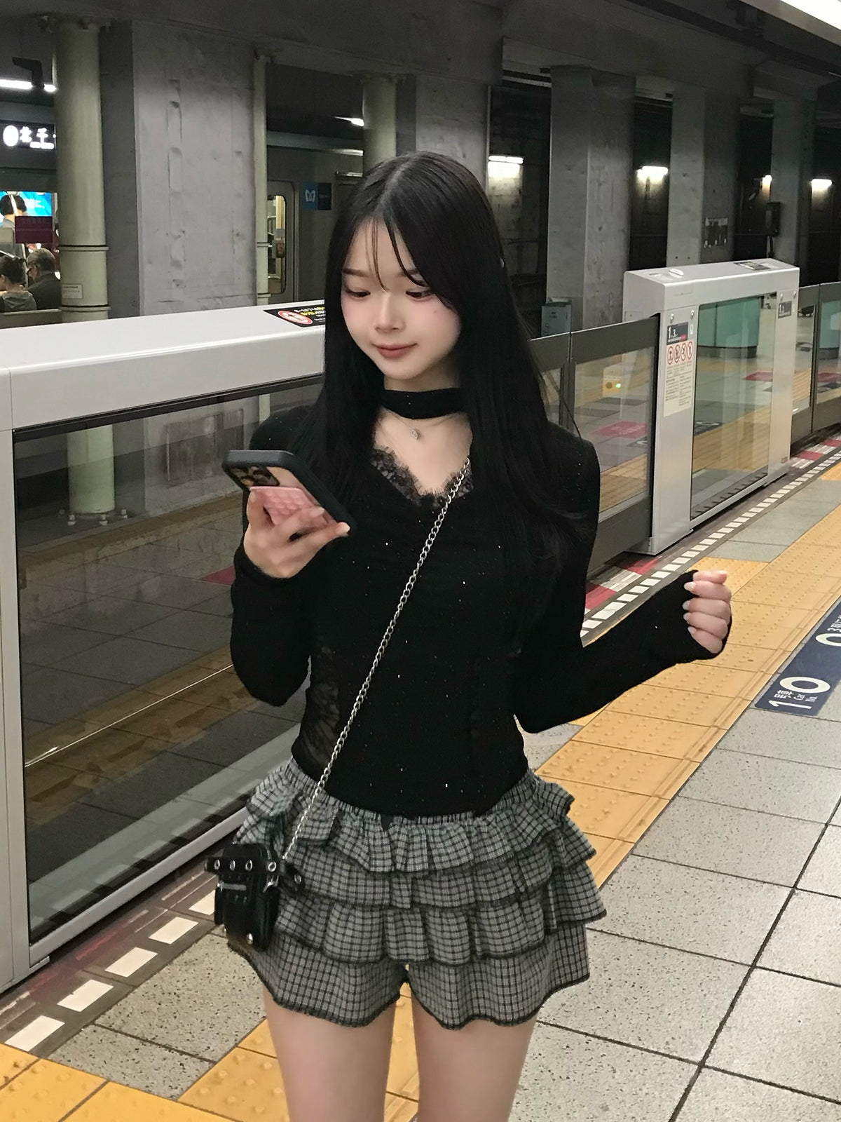 タイレースラメシアーカットソー