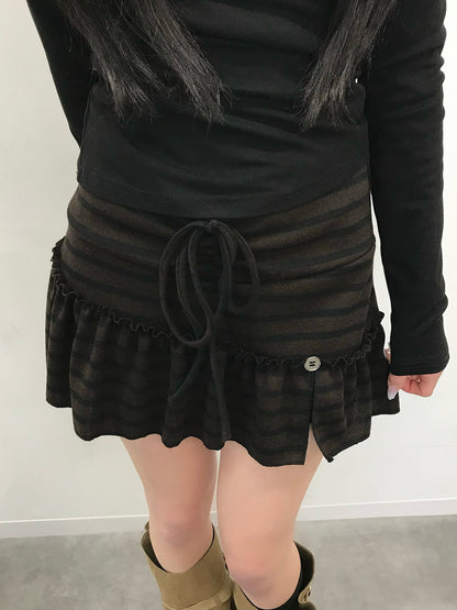 ドロストボーダーミニスカート