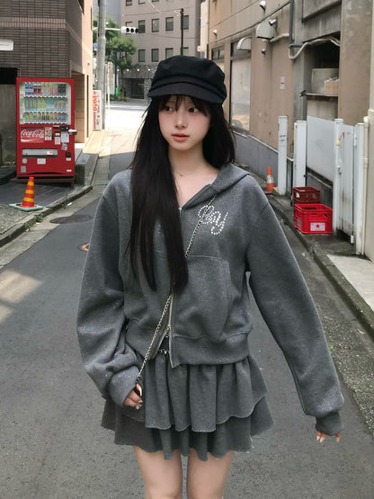 ラメロゴスウェットセットアップ