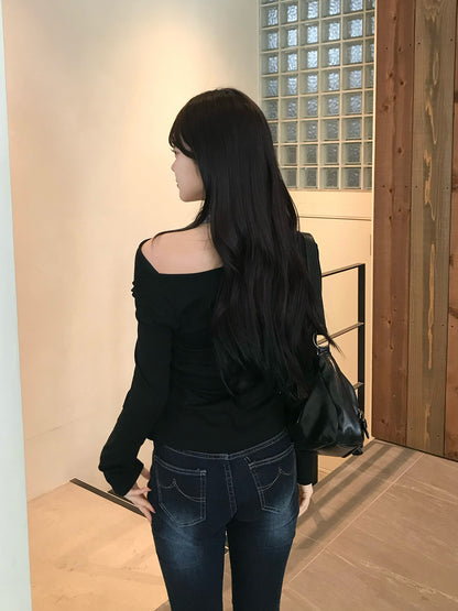 ドレープチェックタイカットソー