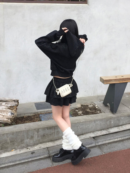 ラメロゴスウェットセットアップ