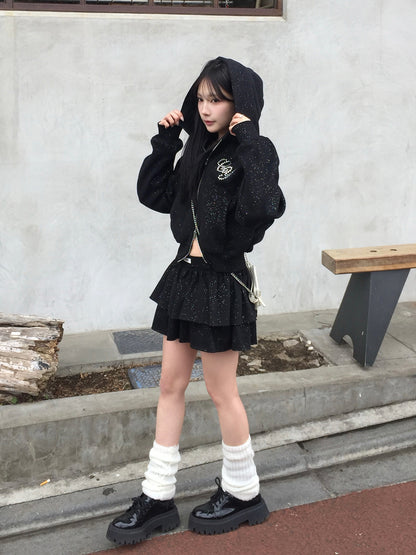 ラメロゴスウェットセットアップ