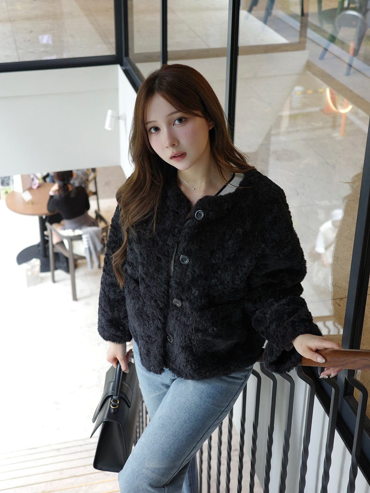 ソフトファータッチボタンコート