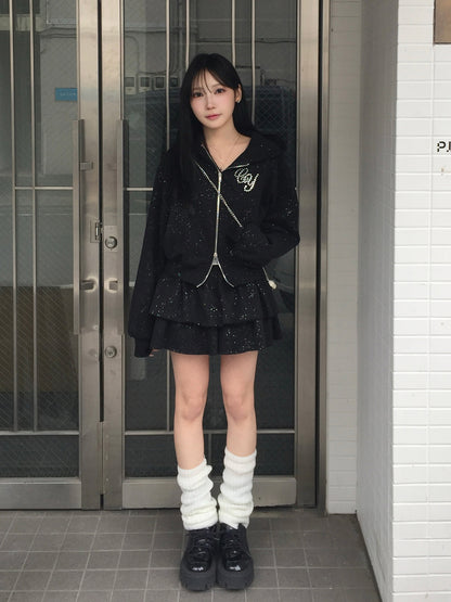 ラメロゴスウェットセットアップ