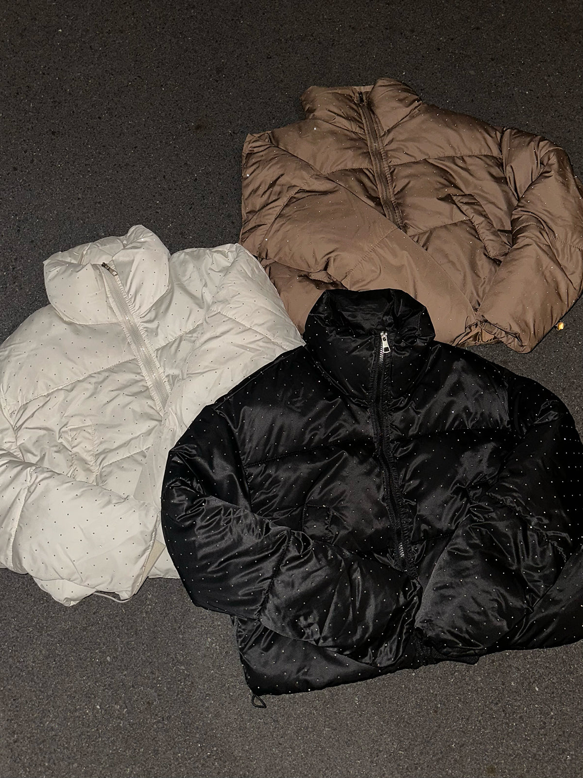 ラインストーンパデッドブルゾン – ANDOR ONLINE