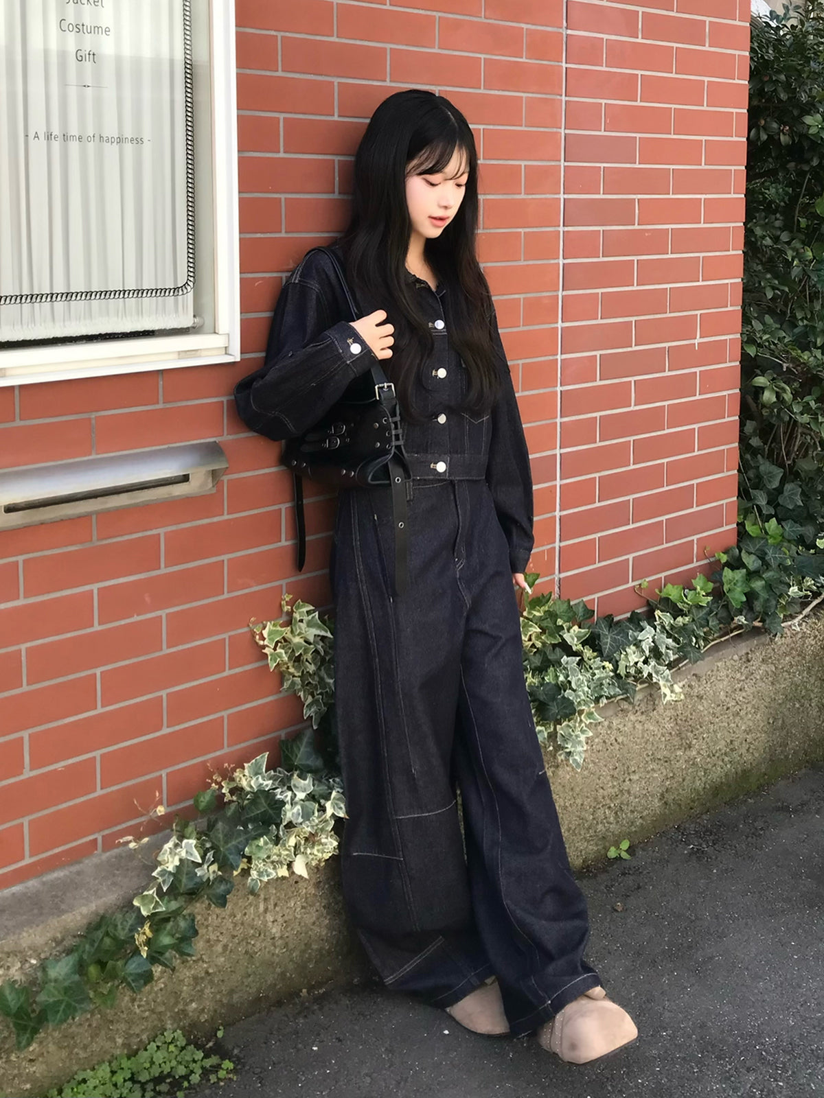 ファータッチジャケットデニムセットアップ