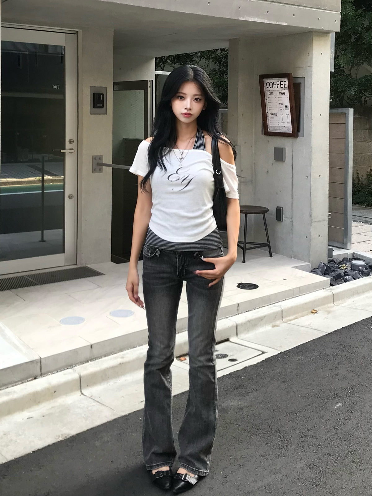 ロゴシアーショートスリーブカットソー