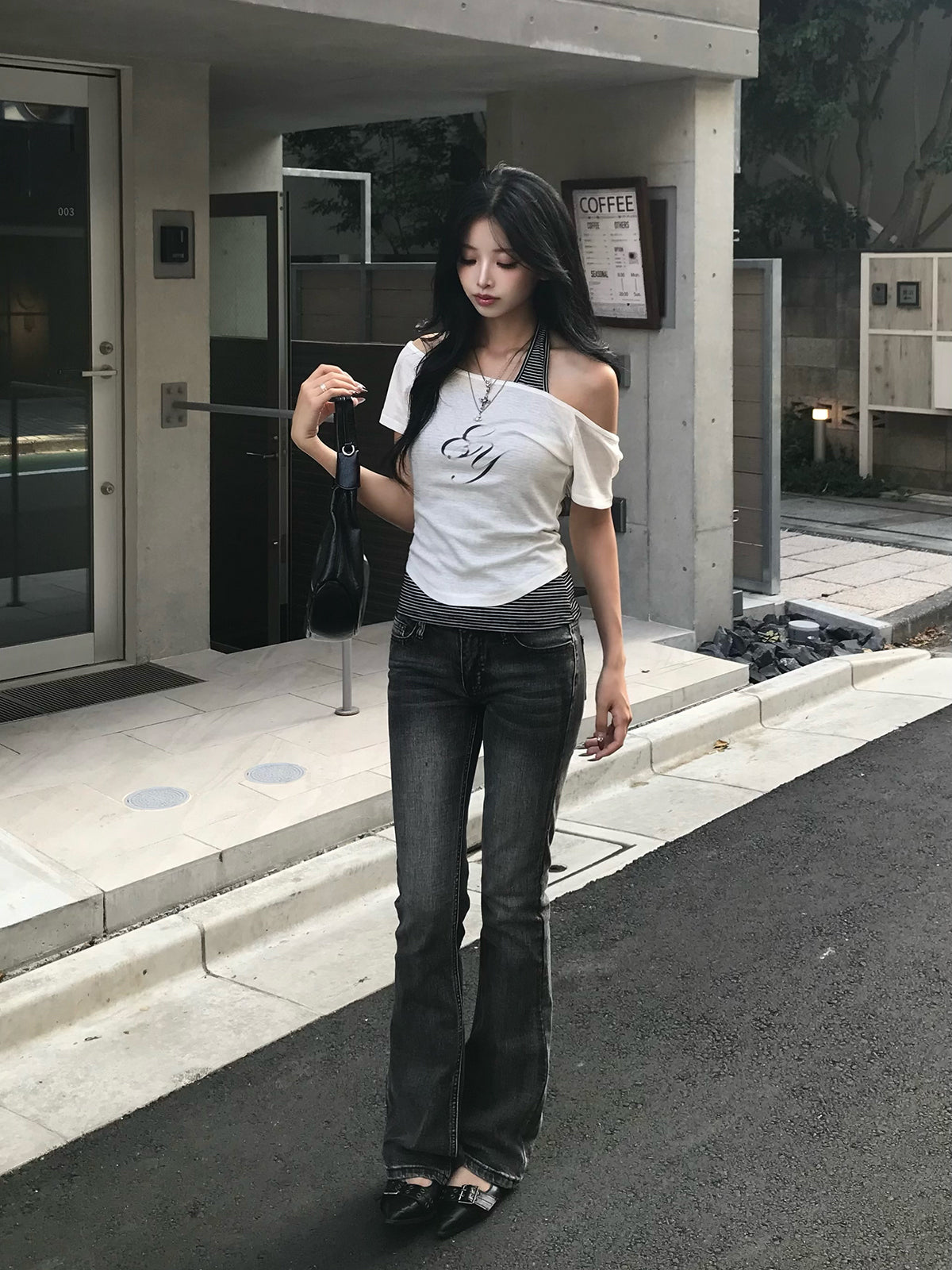 ロゴシアーショートスリーブカットソー