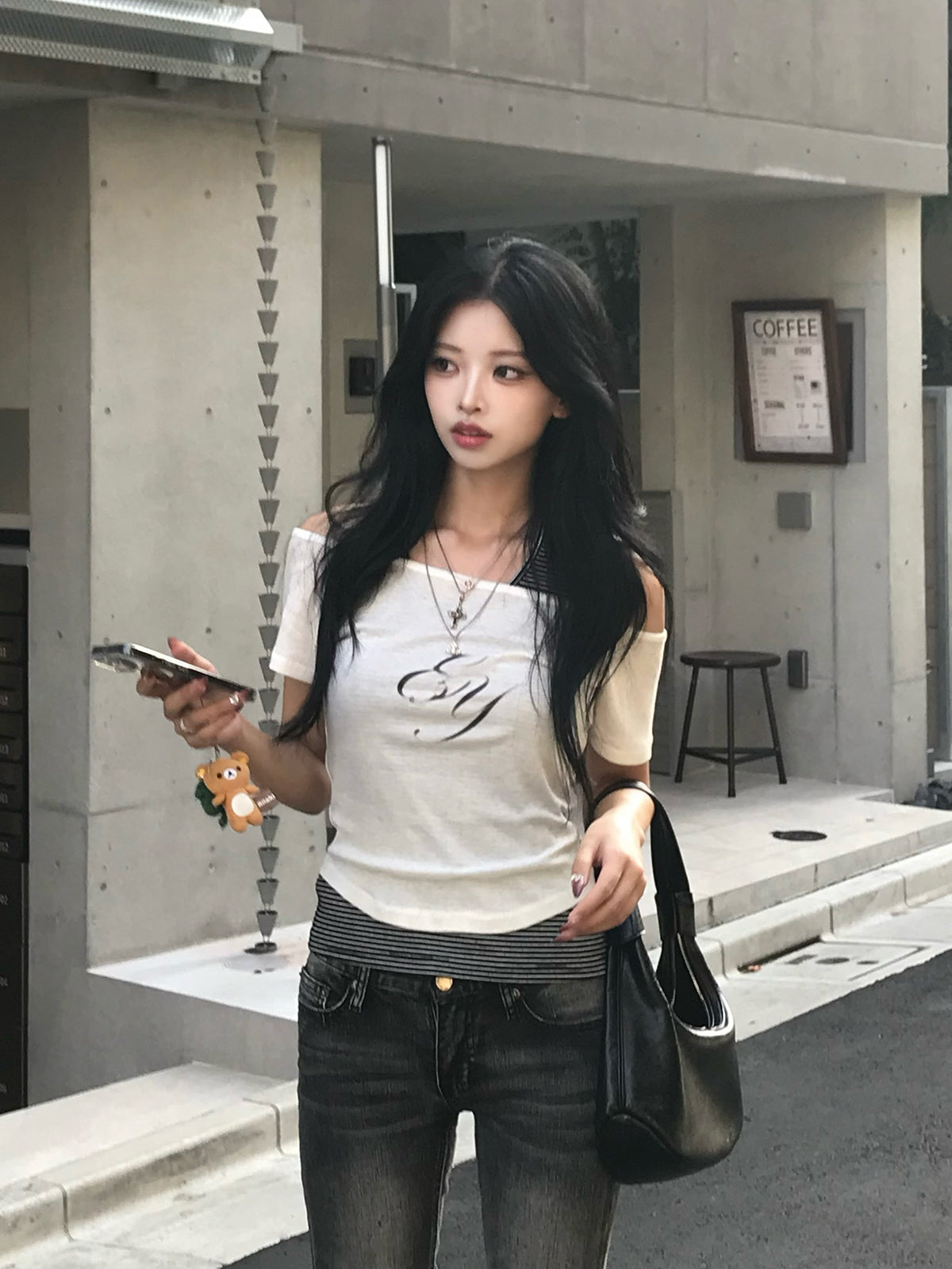 ロゴシアーショートスリーブカットソー