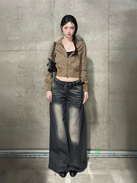 コンパクトジップショートジャケット