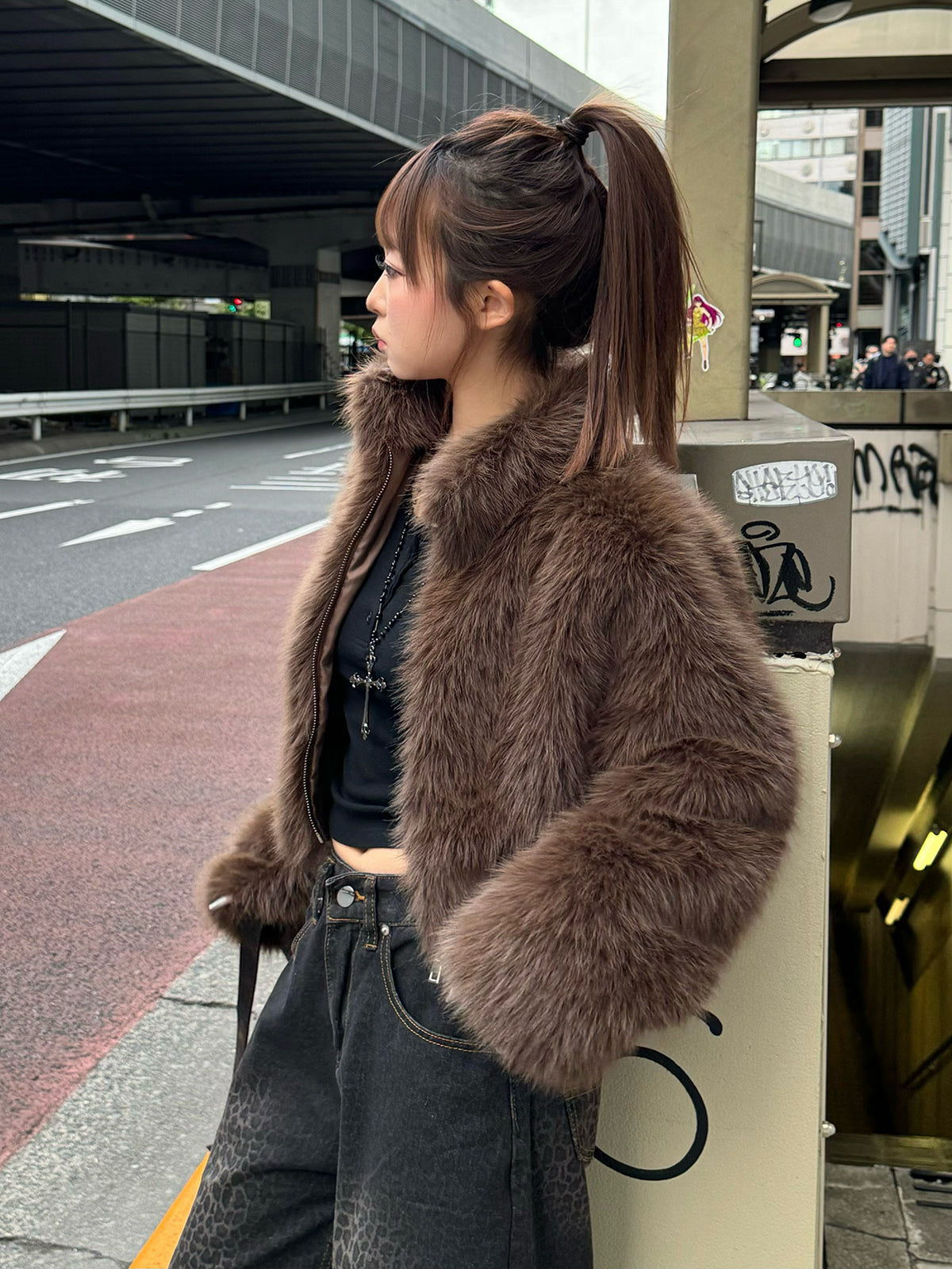 ファーライクスタンドショートブルゾン – ANDOR ONLINE