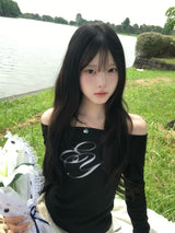 Logo Sia Cut and Sew - ブラック