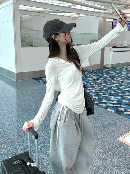 ドロストフーディーカットソー