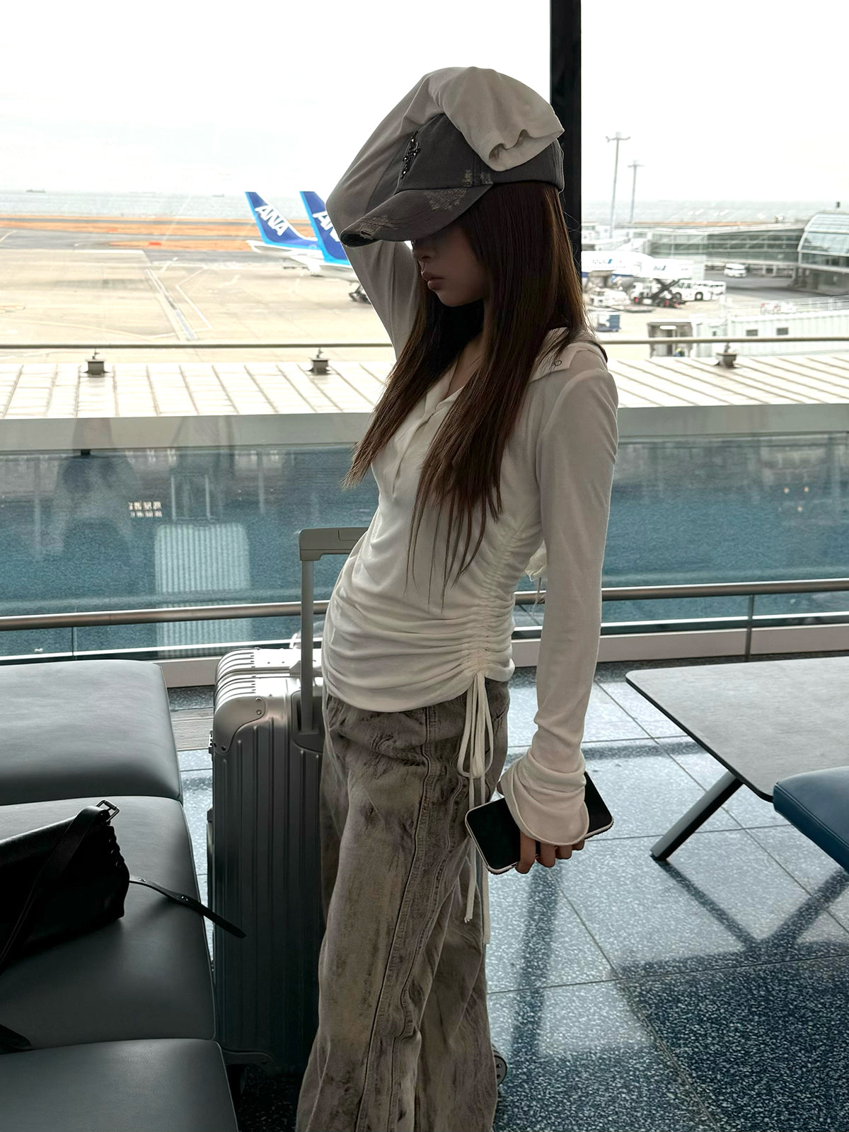 ドロストフーディーカットソー