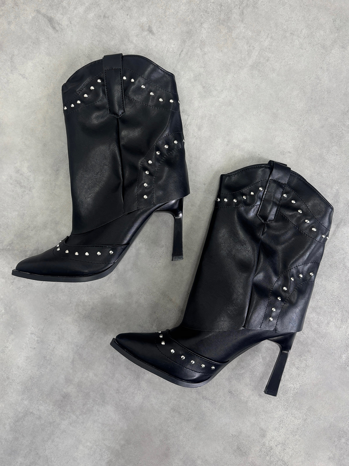 ウエスタンカバーミドルブーツ