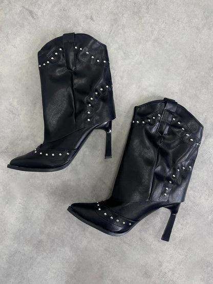 ウエスタンカバーミドルブーツ