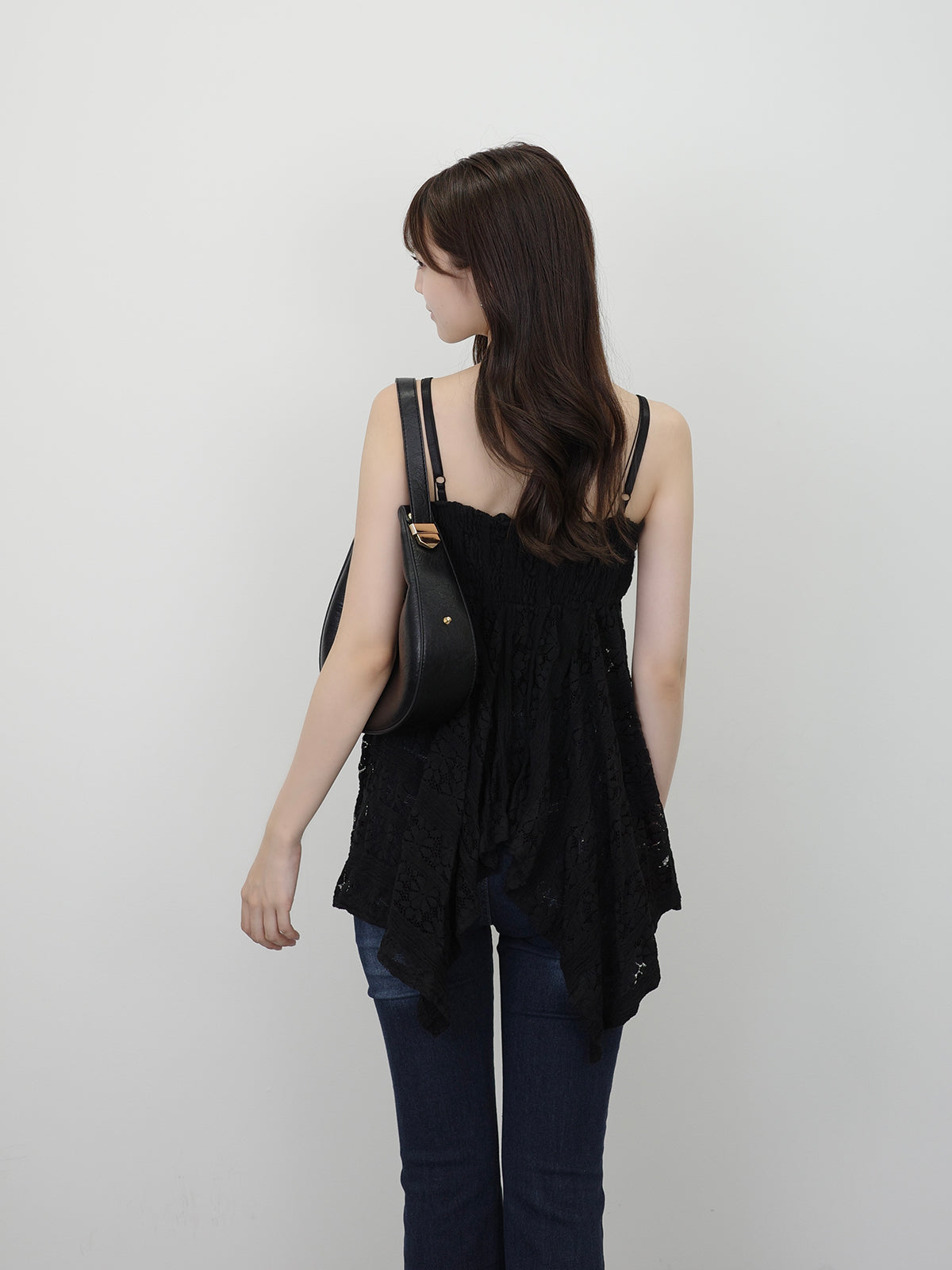 レースリボンキャミチュニック