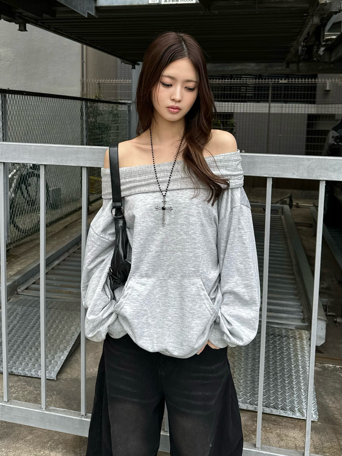 2WAYスウェットパーカー