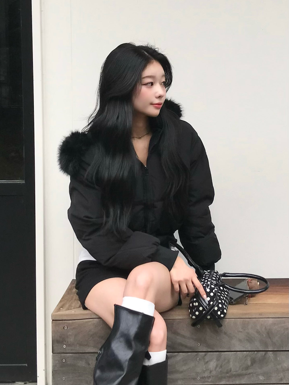 ダブルジップファータッチパデッドブルゾン – ANDOR ONLINE