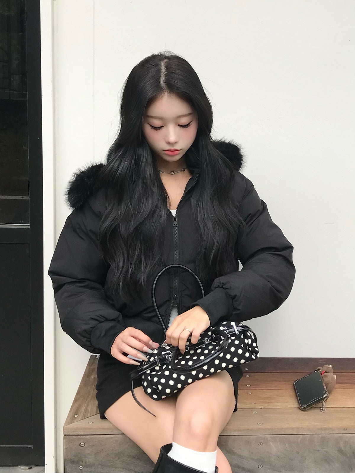 ダブルジップファータッチパデッドブルゾン – ANDOR ONLINE