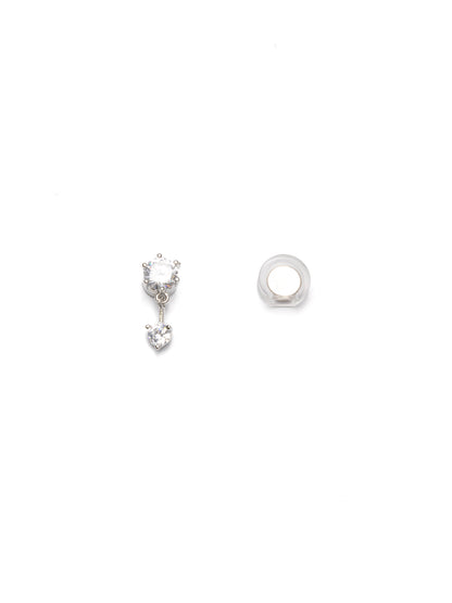 ツインビジューマグネットピアス