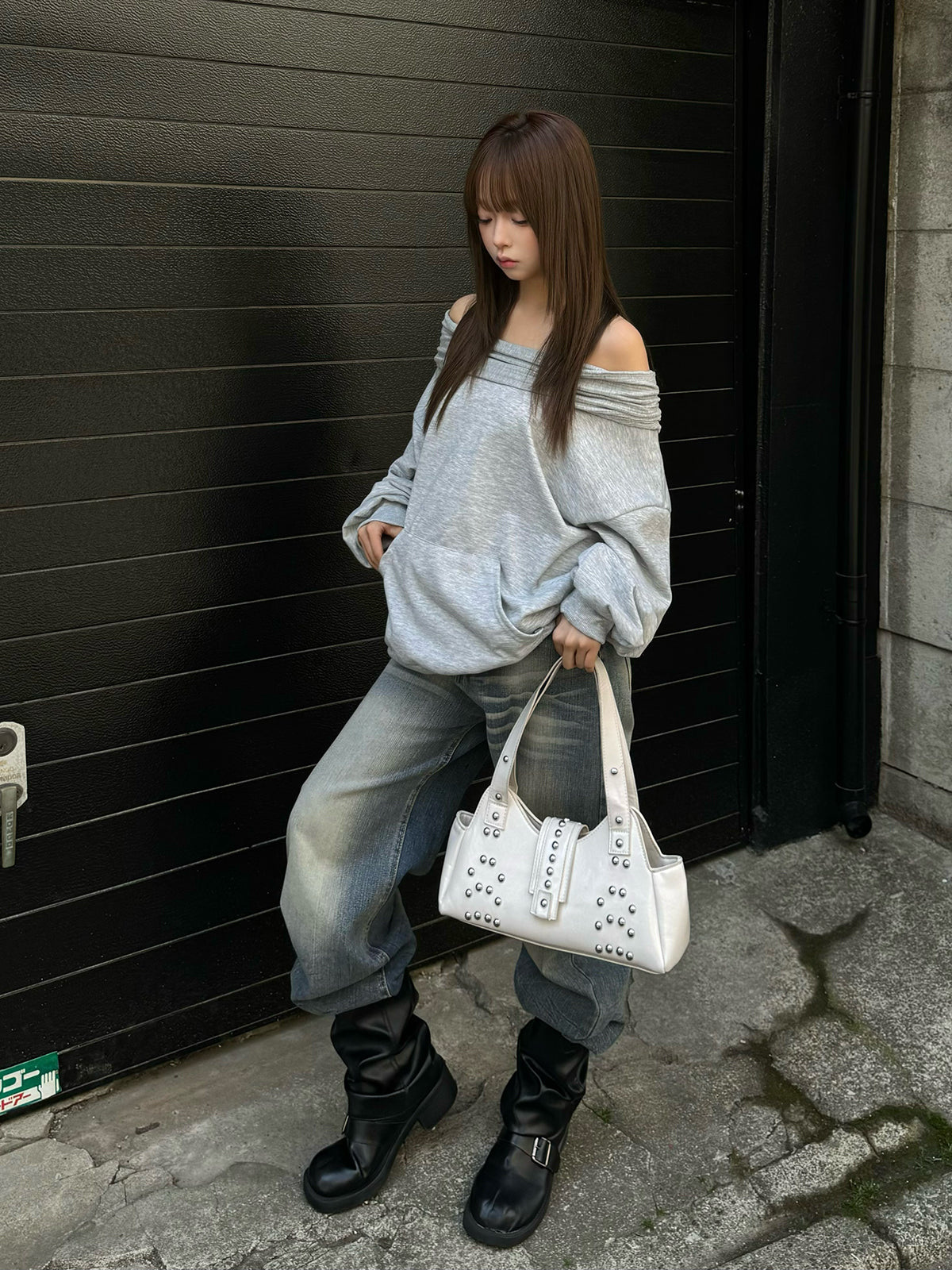 2WAYスウェットパーカー