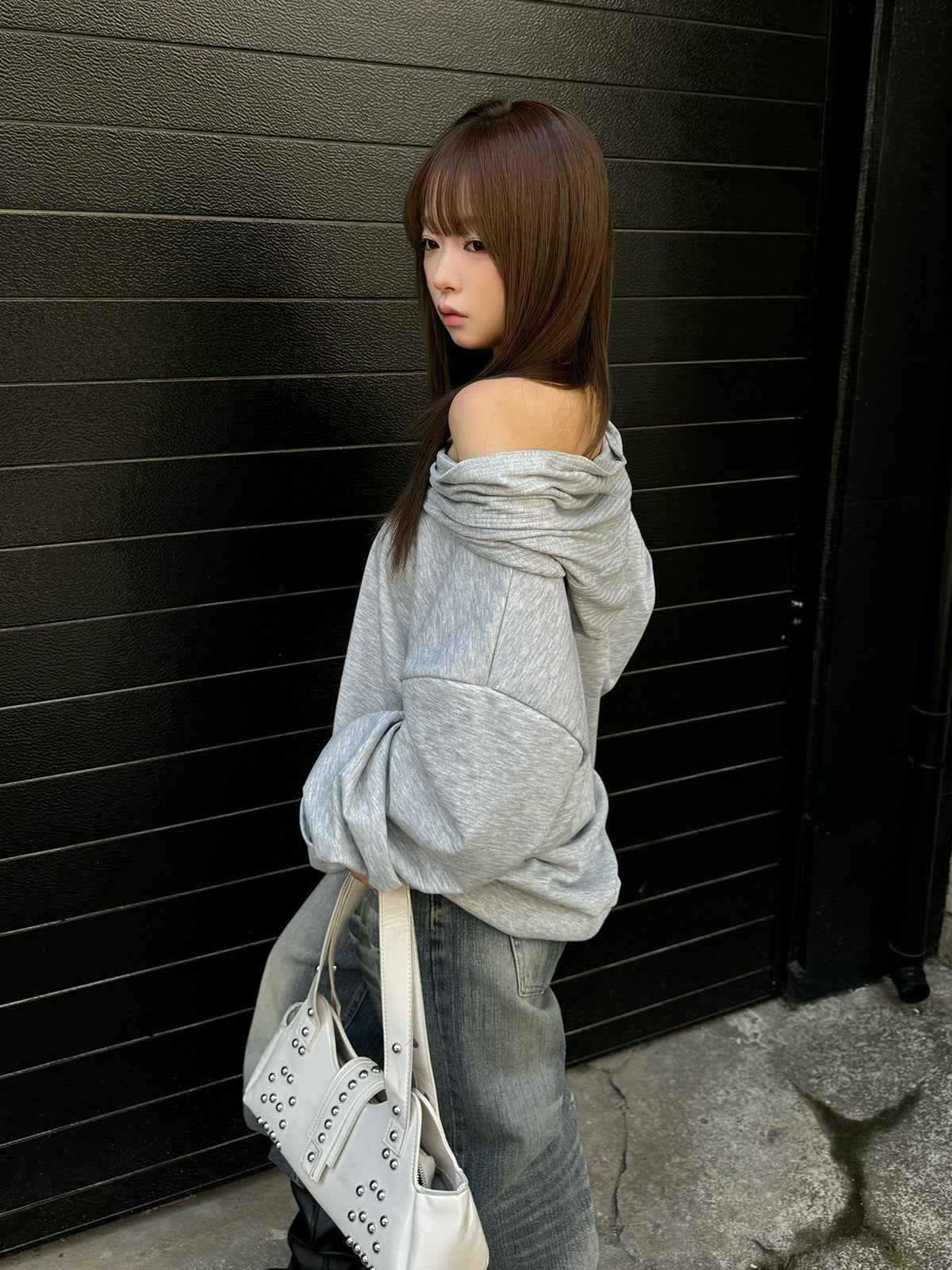 2WAYスウェットパーカー