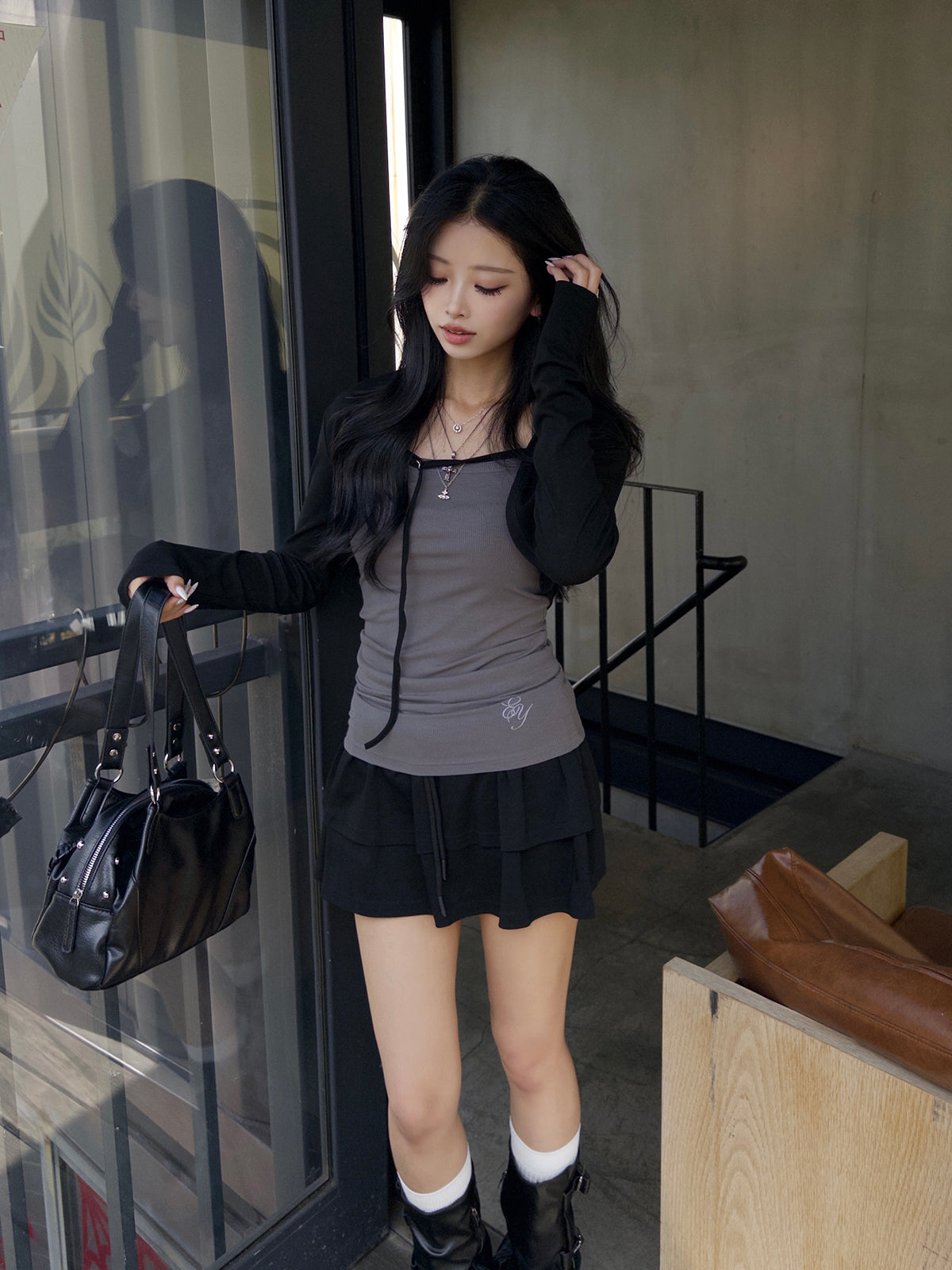 ロゴリブボレロキャミセット