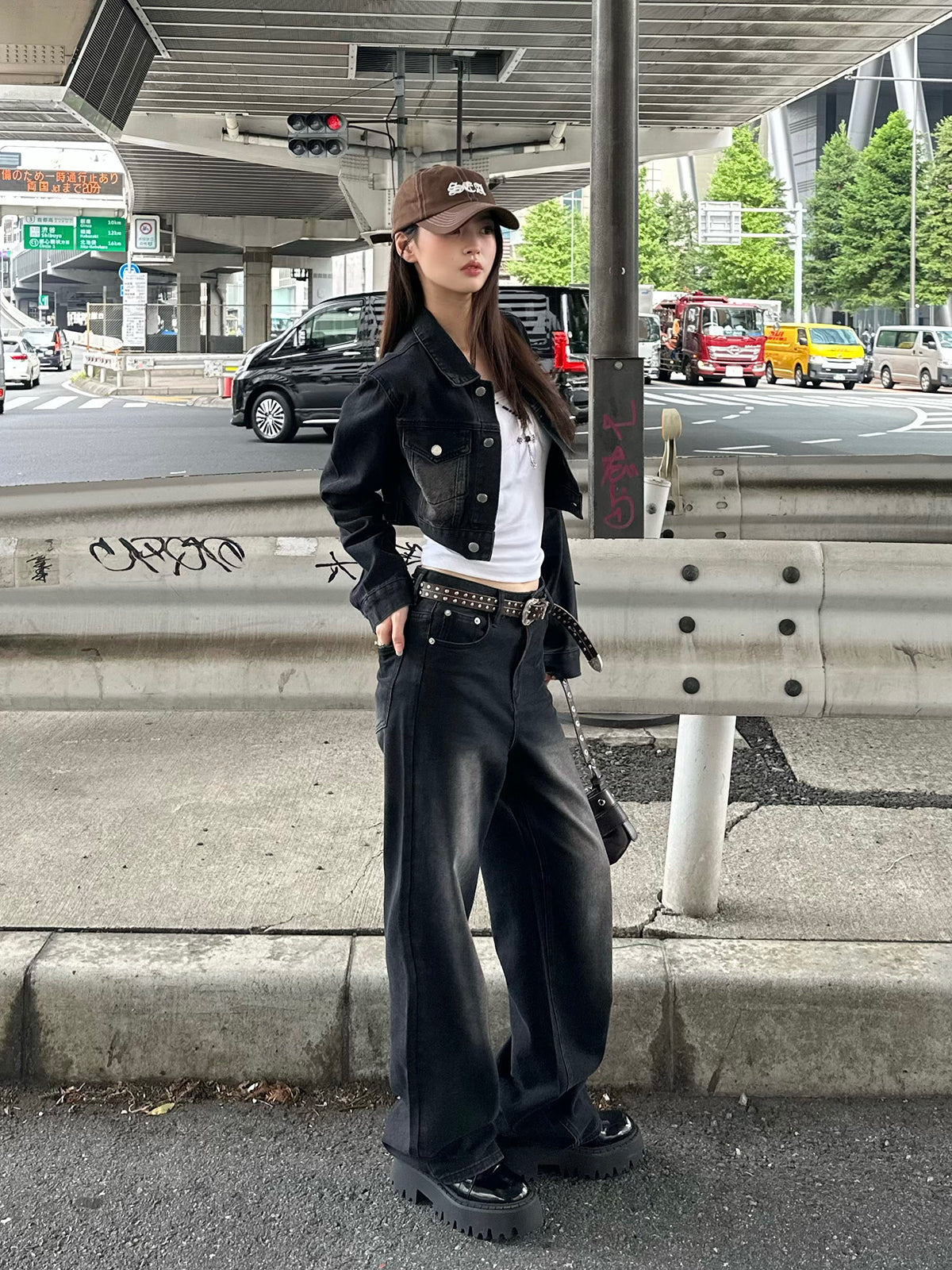 TRIFLE クロップドジャケットデニムセットアップ クロップドジャケットデニムセットアップ – ANDOR ONLINE