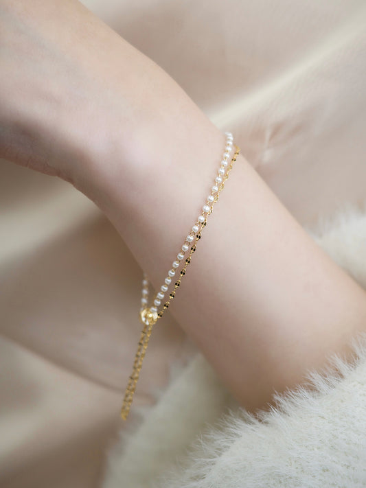 Pearl Double Bracelet